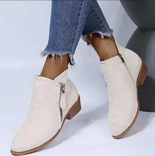 Bottines Zippées pour Femmes Chic 5