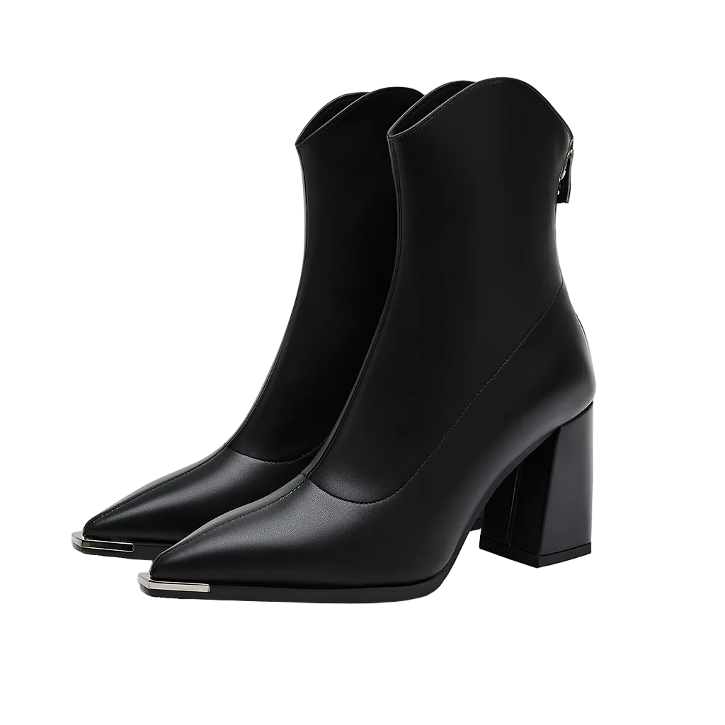 Bottines à Talons Pointus pour Femmes Printemps 0