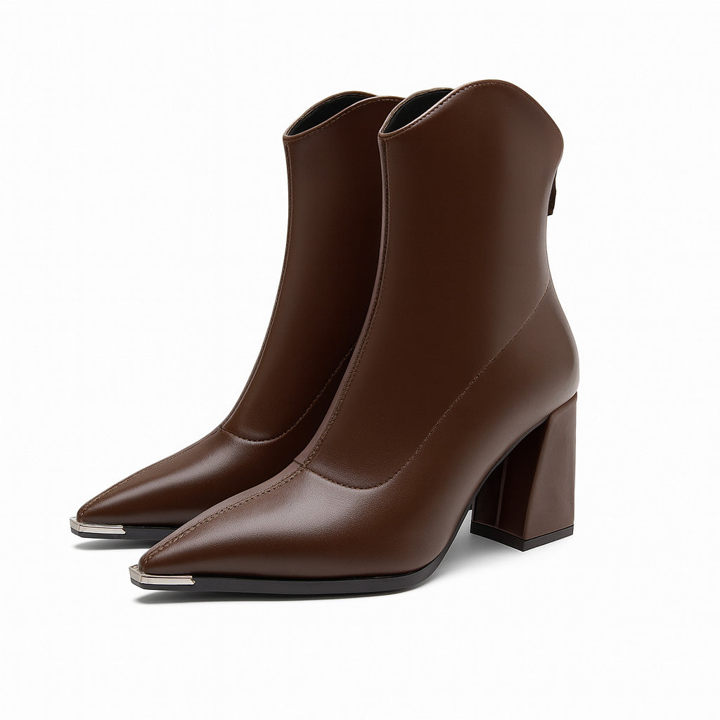 Bottines à Talons Pointus pour Femmes Printemps 1