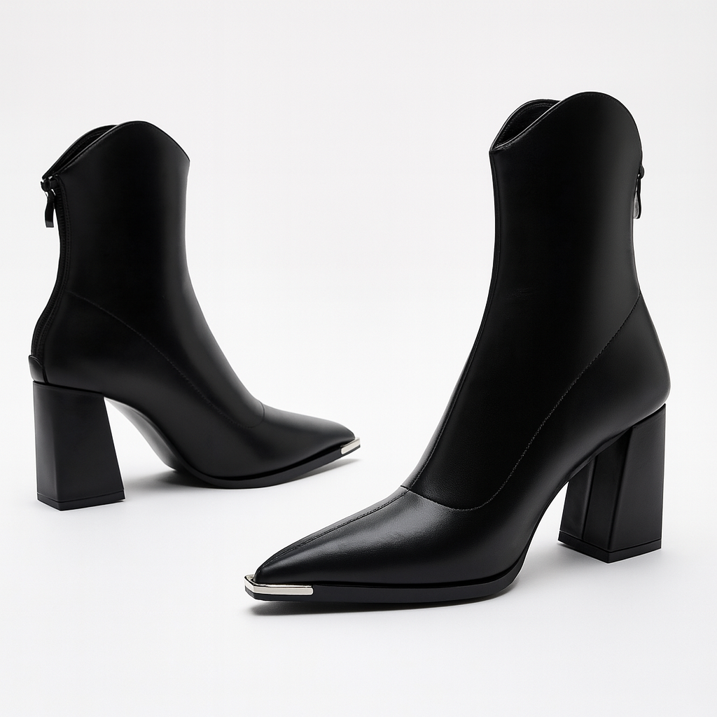 Bottines à Talons Pointus pour Femmes Printemps 2