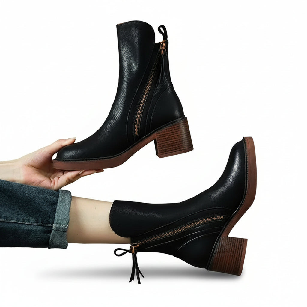 Bottines pour femmes à talon bloc 0