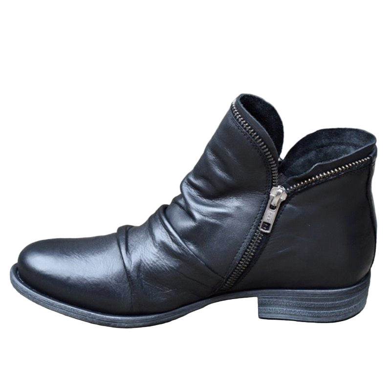 Bottines pour femmes avec fermeture éclair élégante 0