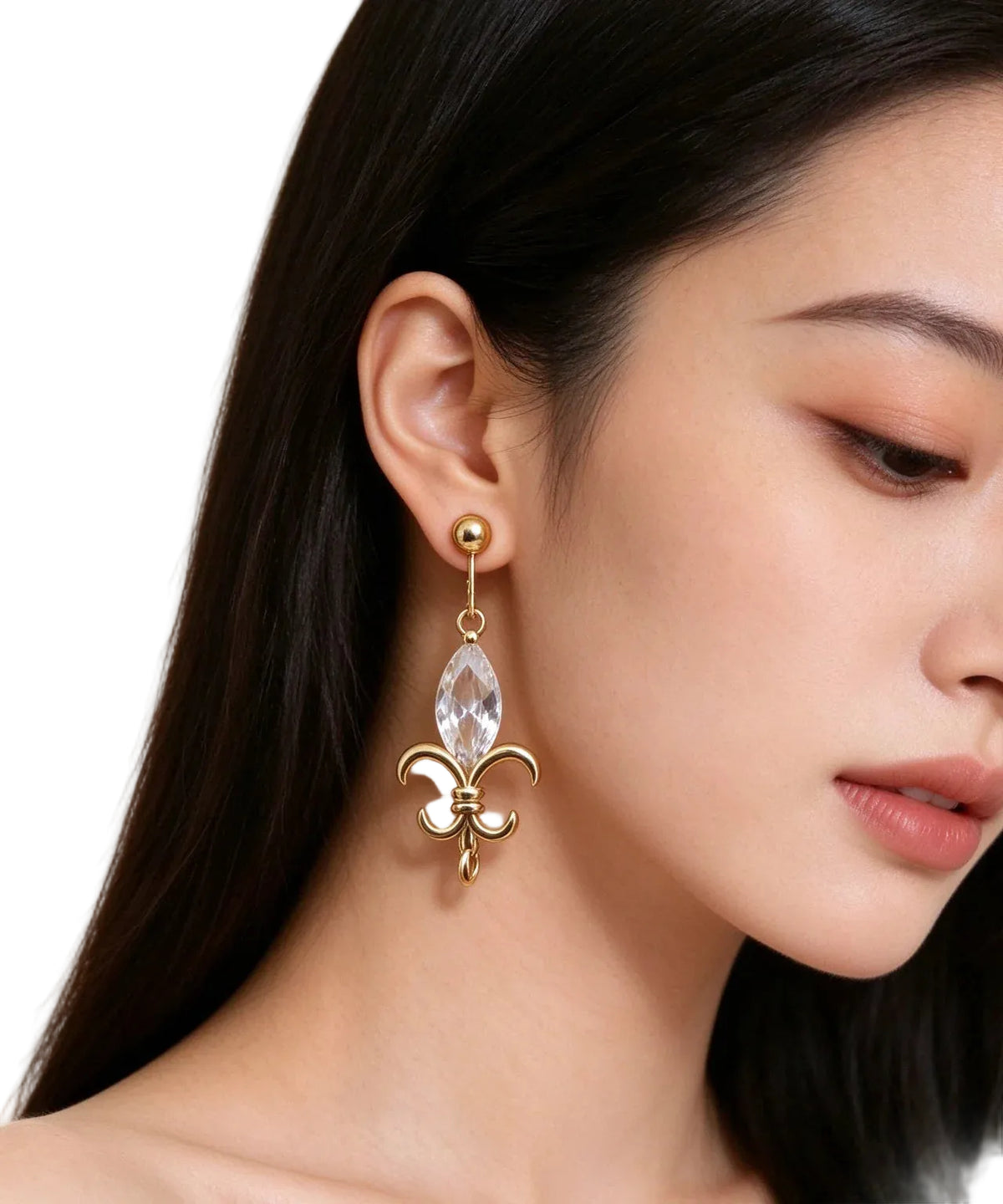 Boucles D'Oreilles Pendantes Femme Design Original Élégant 2