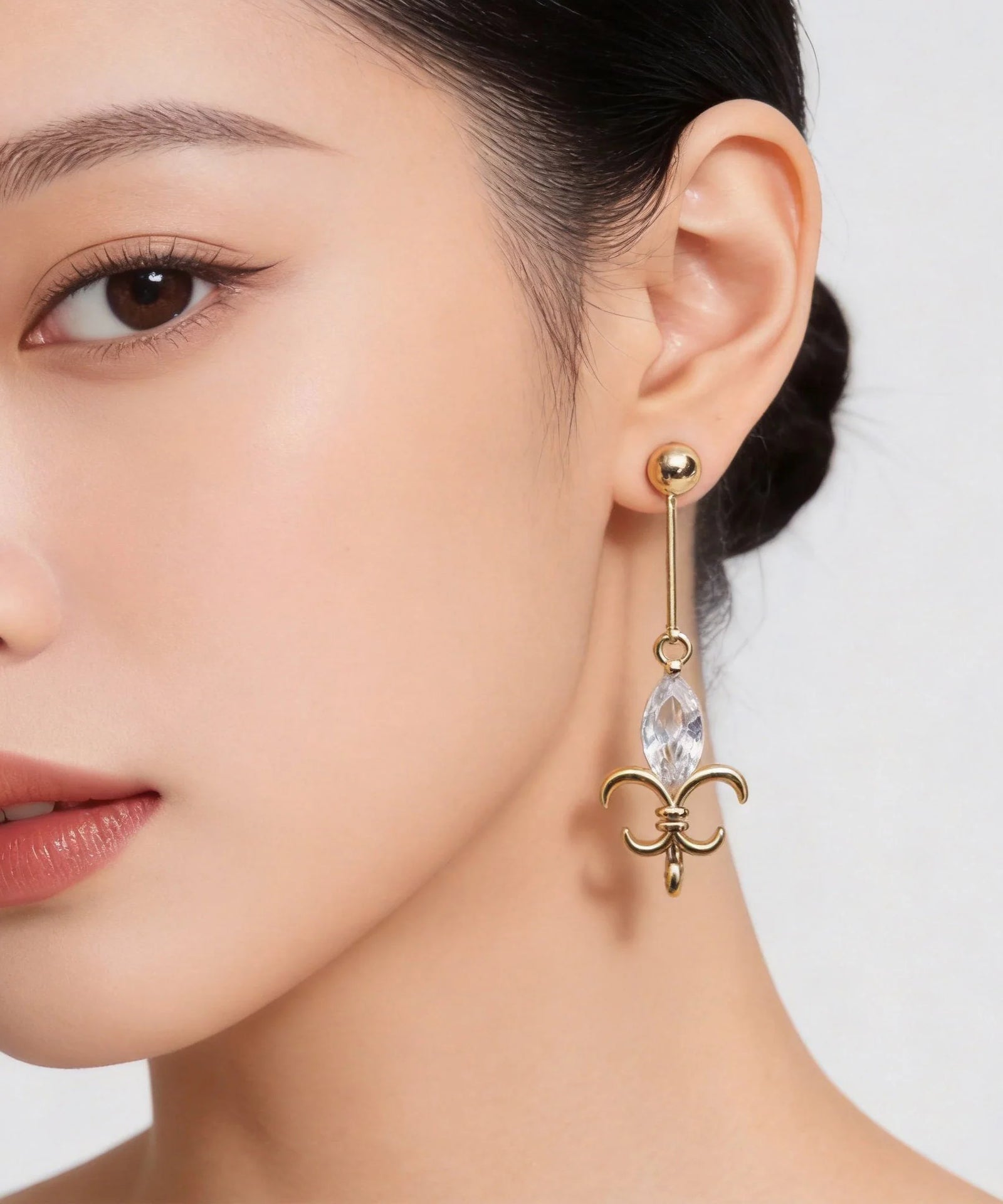 Boucles D'oreilles Pendantes Ajourées Femme Tendance 1