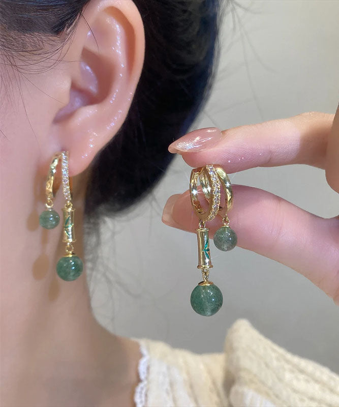 Boucles d'Oreilles Pendantes Femme Style Traditionnel 0