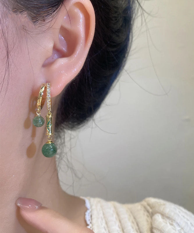 Boucles d'Oreilles Pendantes Femme Style Traditionnel 2
