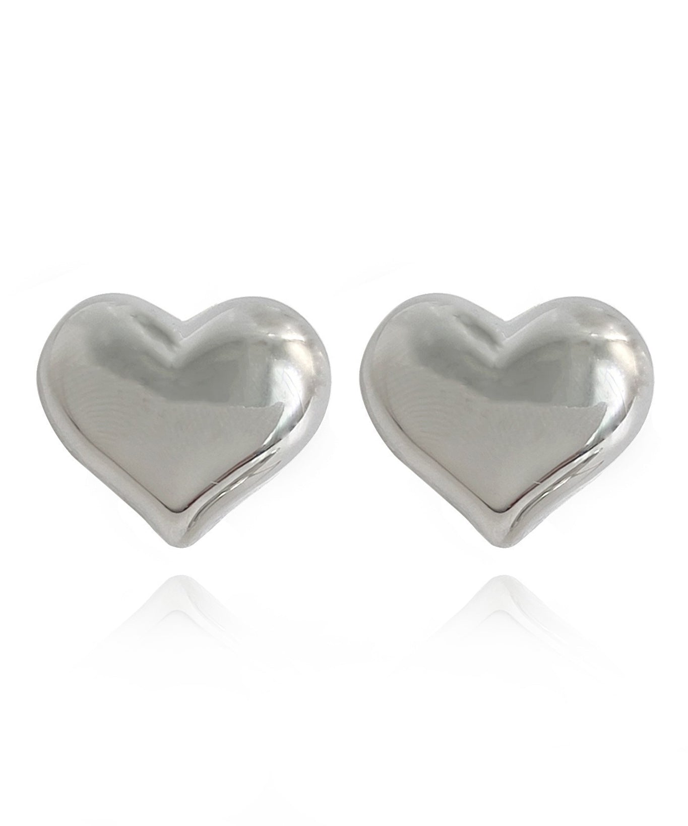 Boucles d'oreilles femme forme cœur design délicat 4