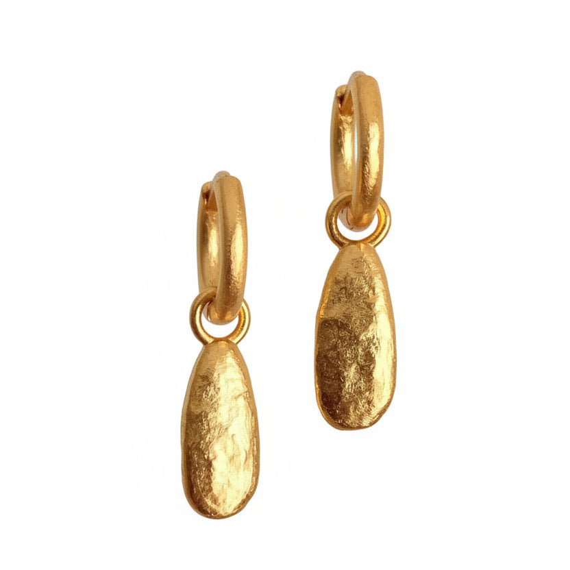Boucles d'oreilles femme forme goutte d'eau design délicat 0