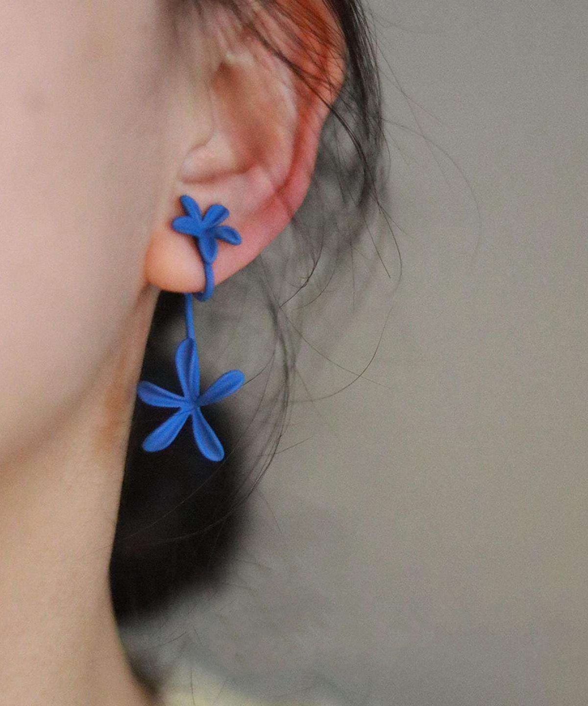 Boucles d'oreilles pendantes femme style gardénia 0