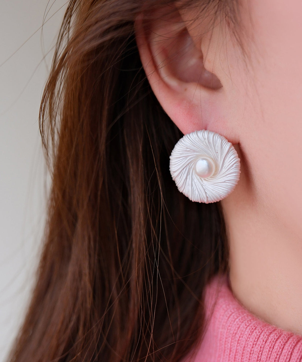 Boucles d'oreilles pour femmes style moderne avec perles 3
