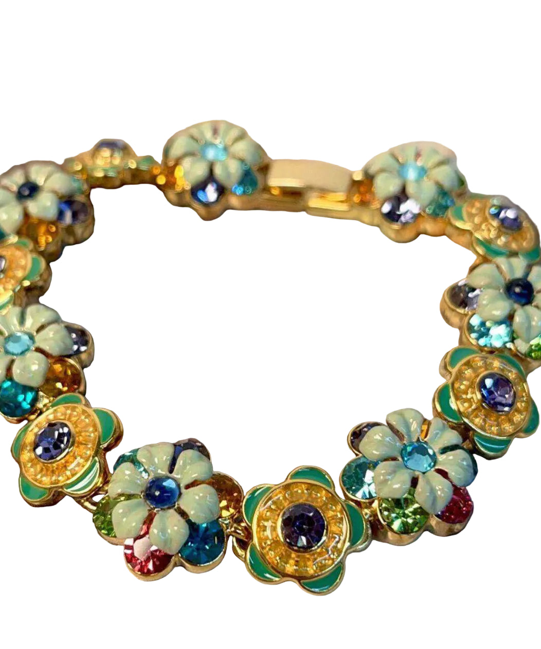 Bracelet Femme Chaîne Floral avec Zircon 0
