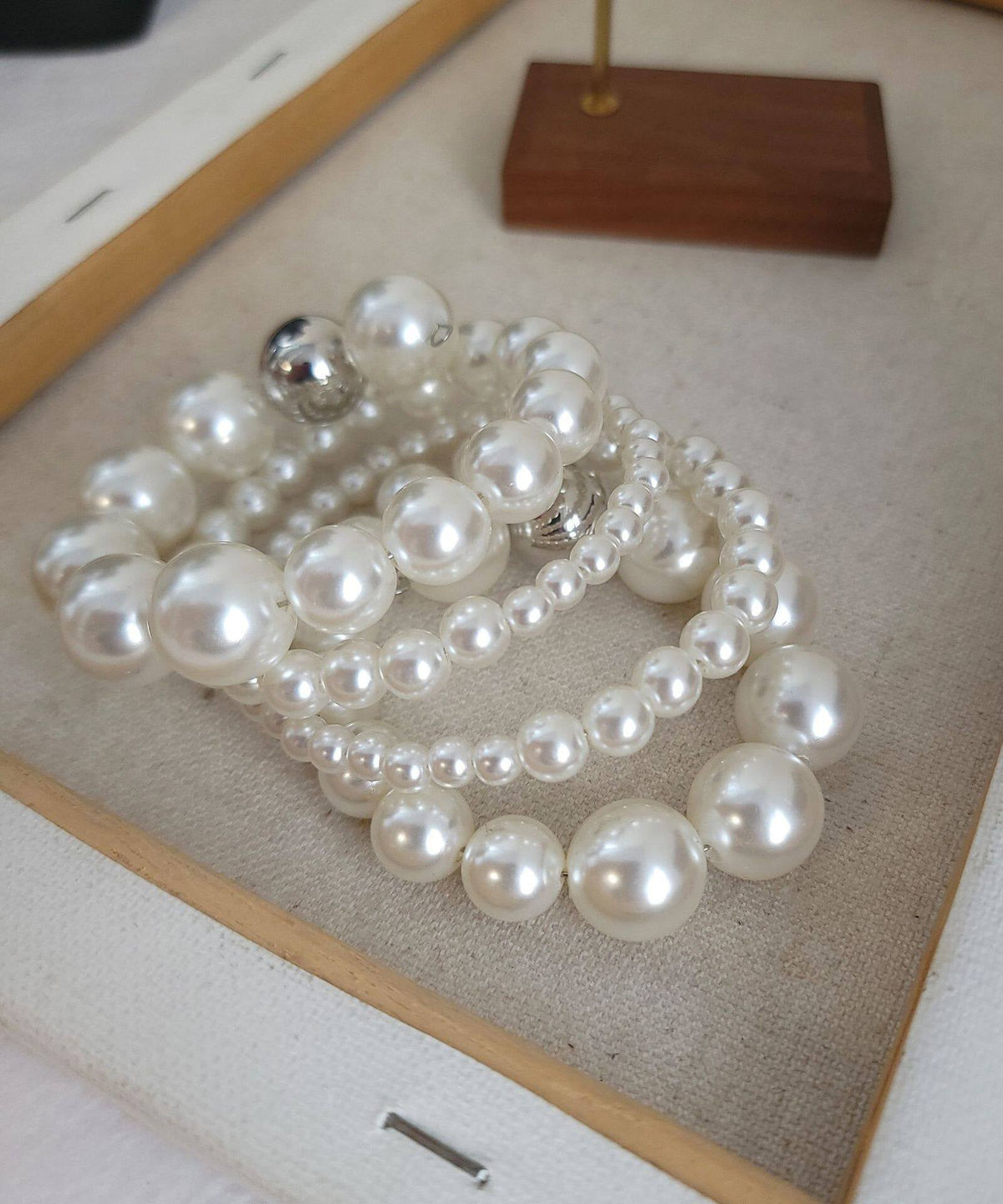 Bracelet Femme Multi-Couches à Breloques et Perles 3