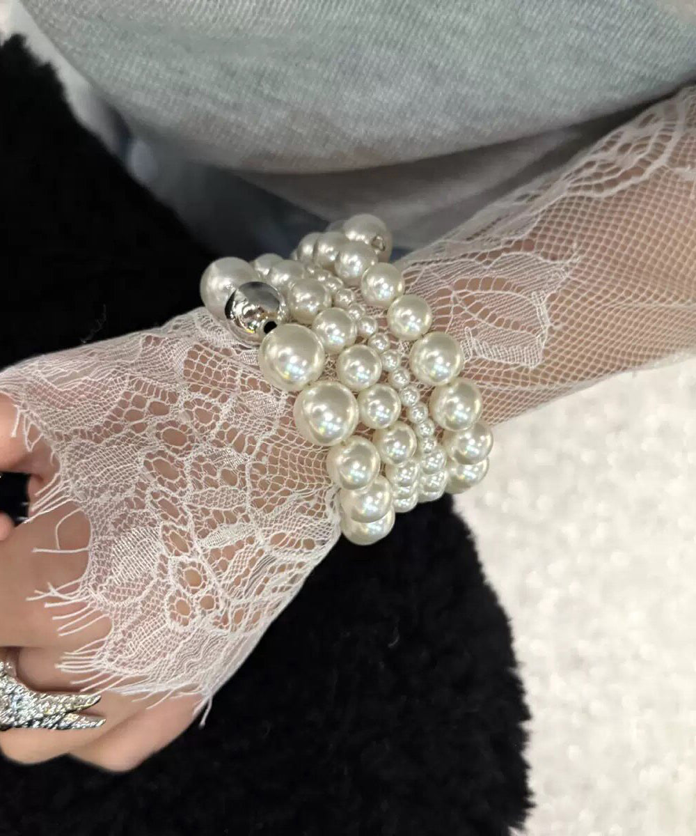 Bracelet Femme Multicouches Perles Style Patchwork 4