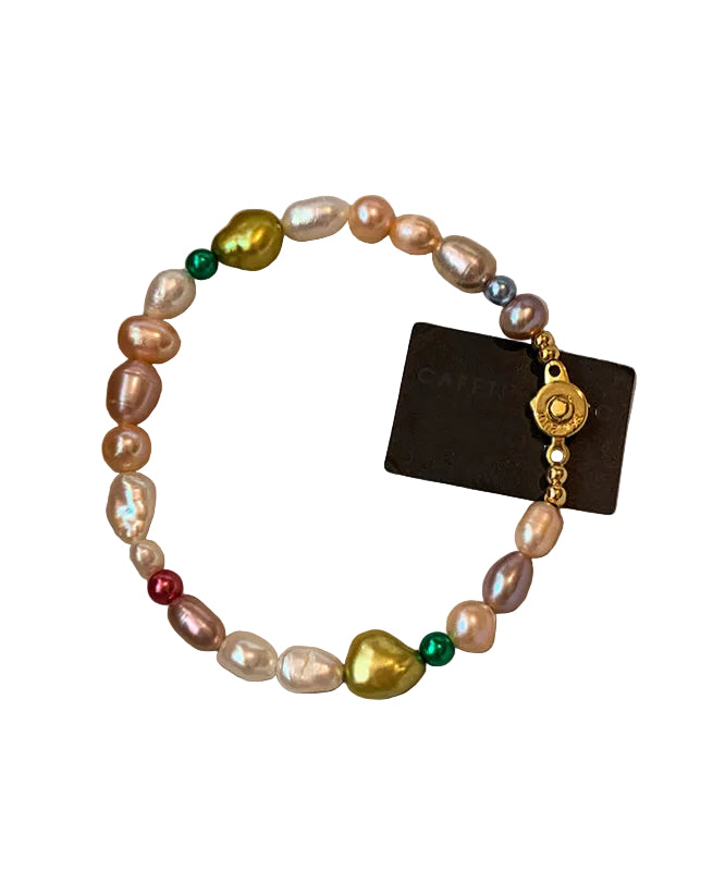 Bracelet Femme Perles Design Original Arc-en-Ciel 0