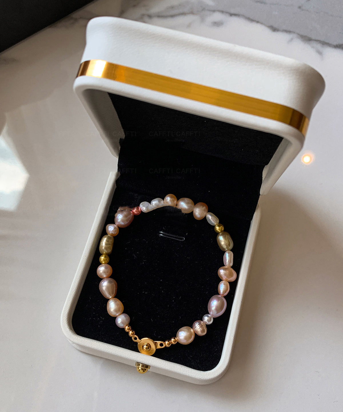 Bracelet Femme Perles Design Original Arc-en-Ciel 3