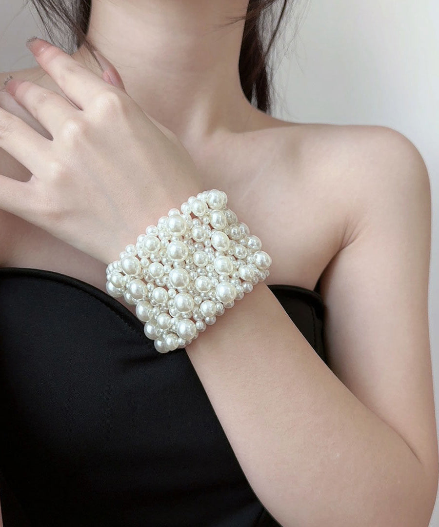 Bracelet Femme Perles Tissées Style Classique 0