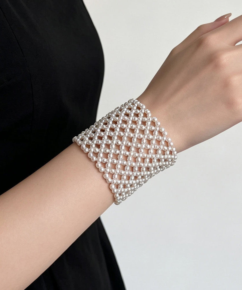Bracelet Femme Perles Tissées Style Français 0