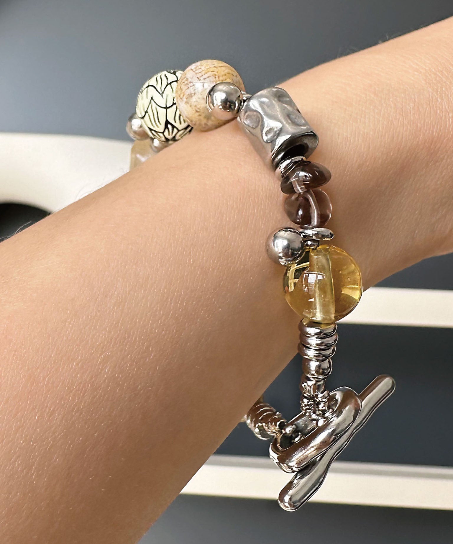 Bracelet Femme Style Bohème Perles Naturelles 3