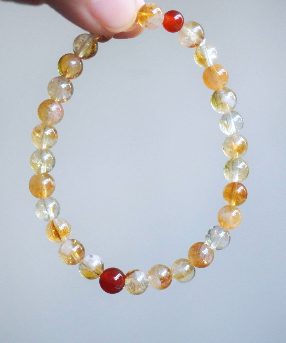 Bracelet Femme Style Chinois Cristal Jaune 3