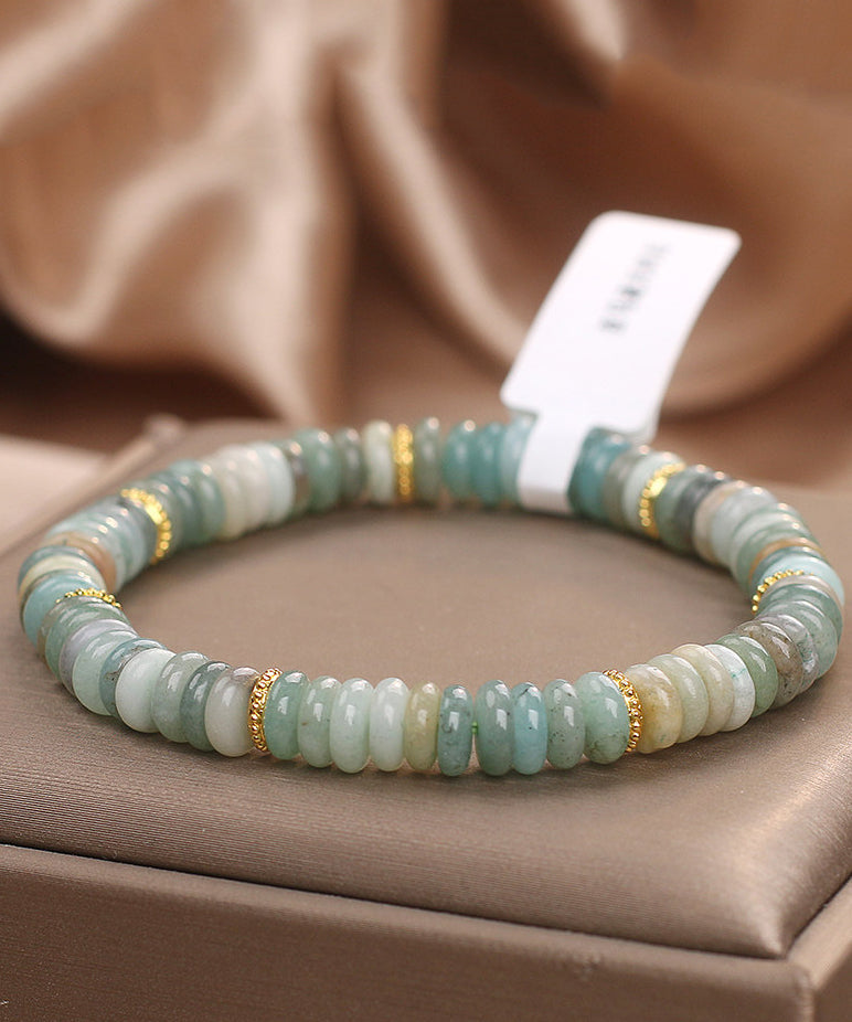 Bracelet Femme Style Perles Boulier Vert 3