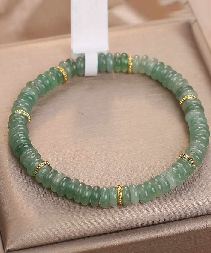 Bracelet Femme Style Perles Boulier Vert 4