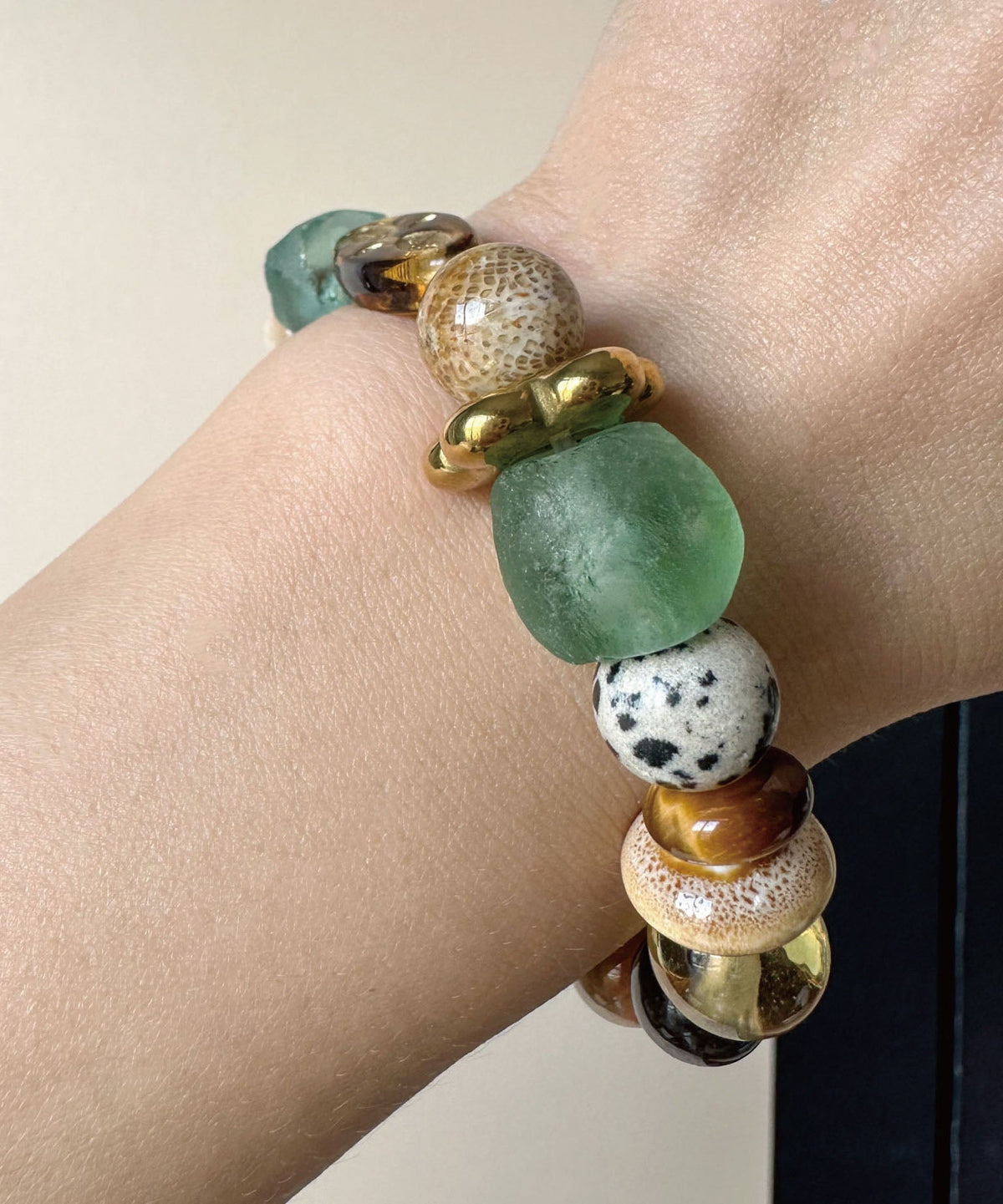 Bracelet Femme Style Vintage Perles Naturelles 3