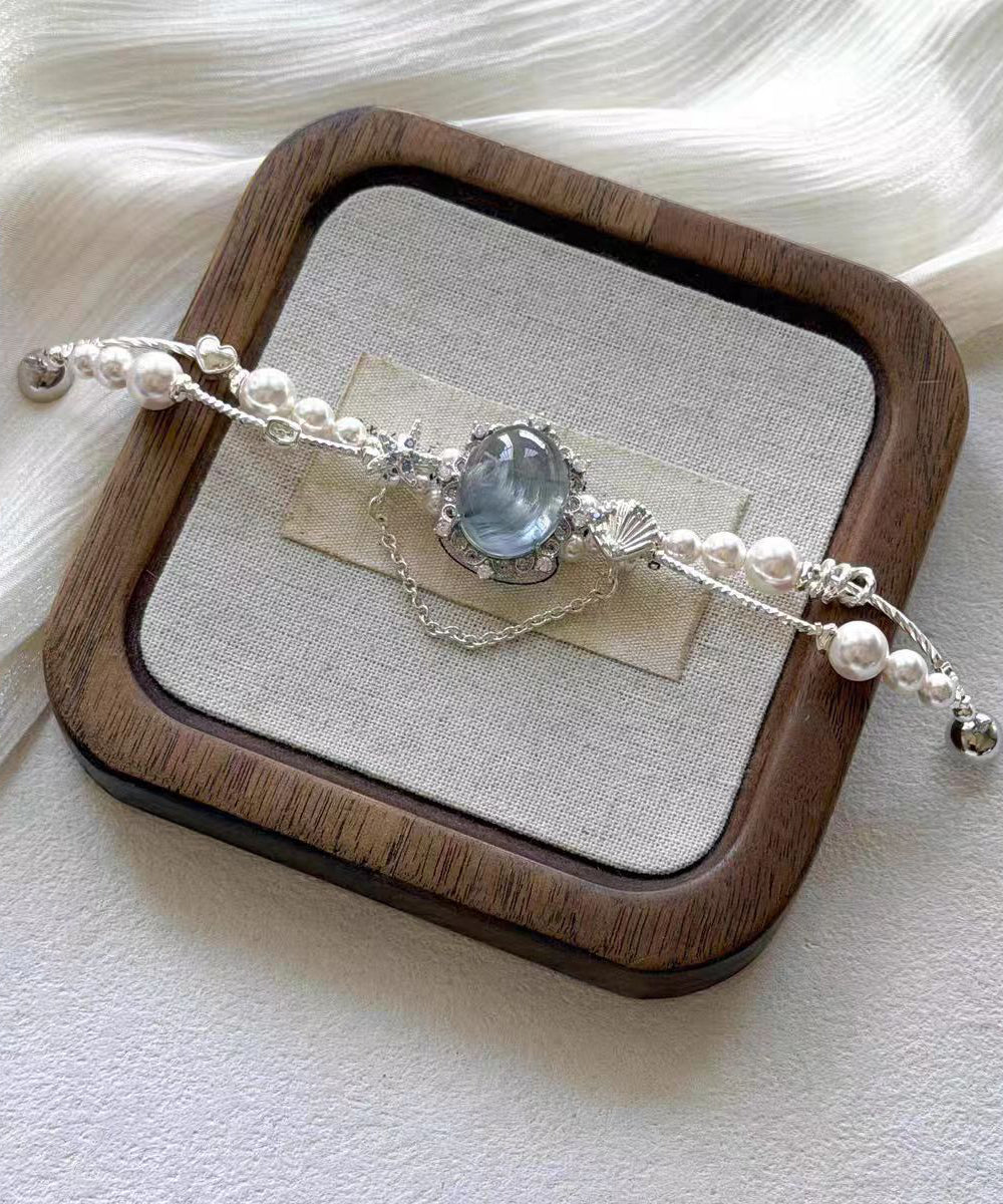 Bracelet Femme à Breloques Style Perles de Pierre 1