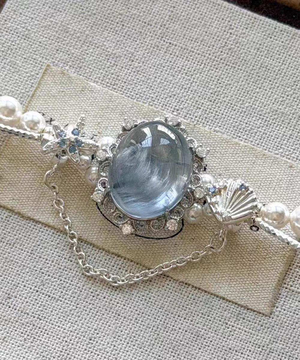 Bracelet Femme à Breloques Style Perles de Pierre 2