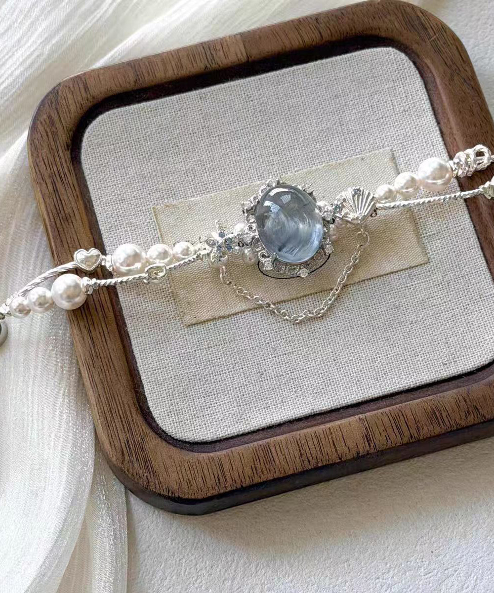 Bracelet Femme à Breloques Style Perles de Pierre 3