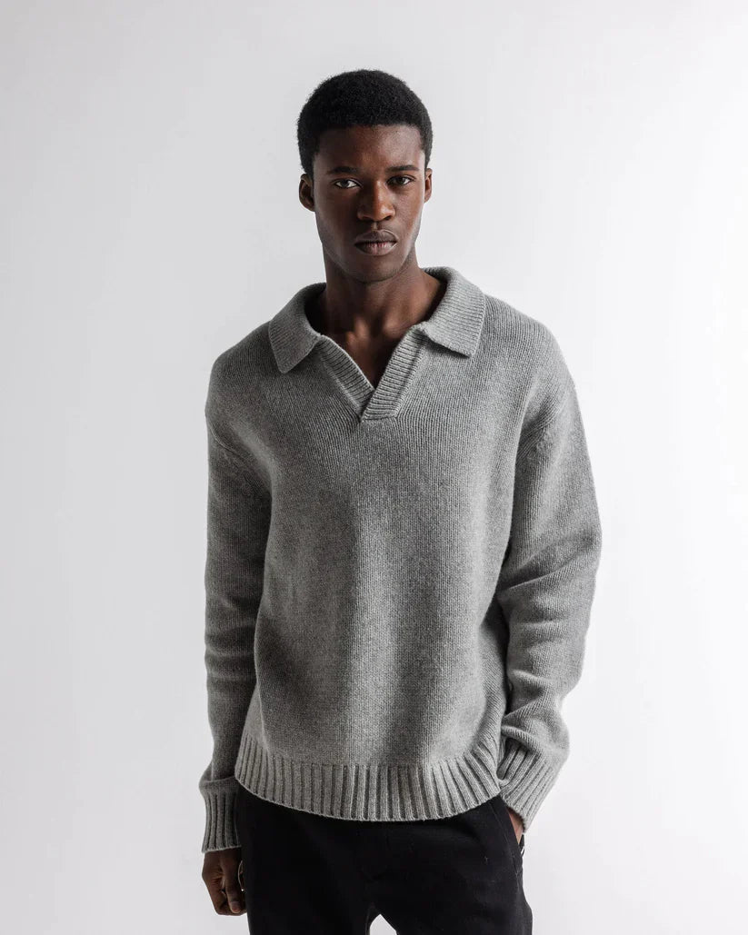 Variant image for Pull Homme Hiver Col Roulé en Fil Doux Classique-9