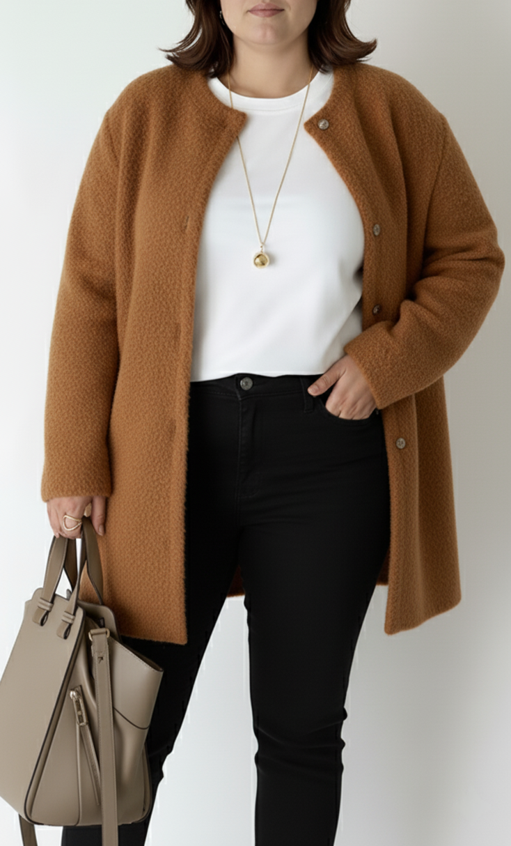 Cardigan Ample Femme Tricoté 4