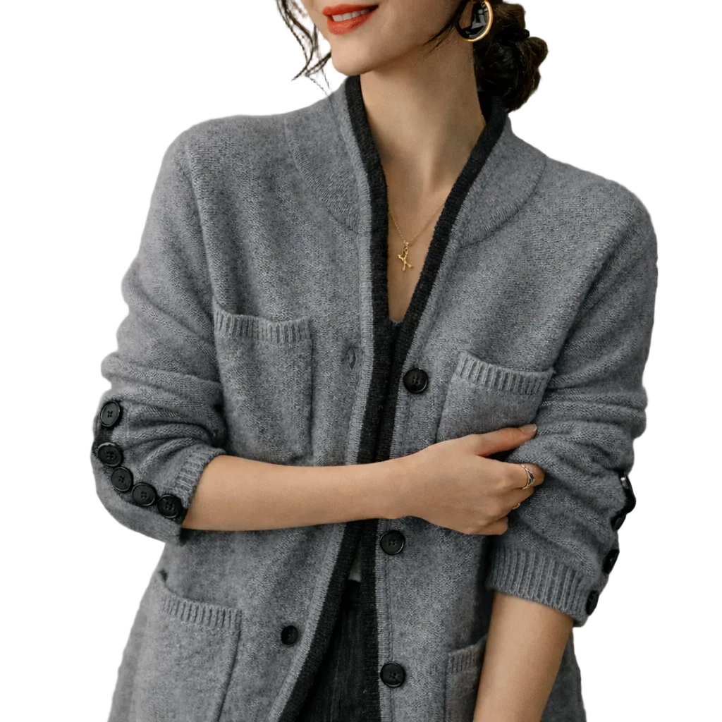 Cardigan Ample en Tricot Doux pour Femme 5