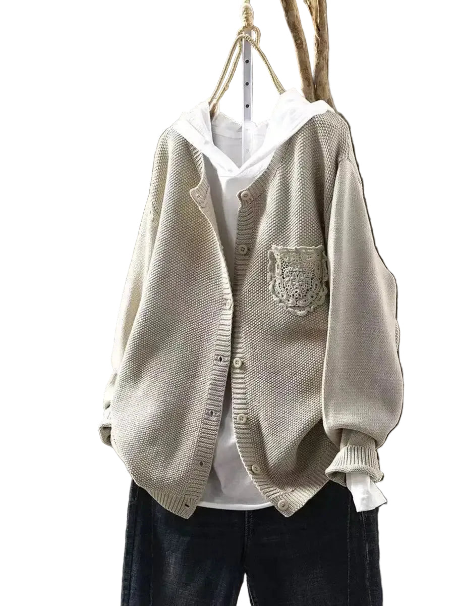 Cardigan Ample pour Femmes Chic 0