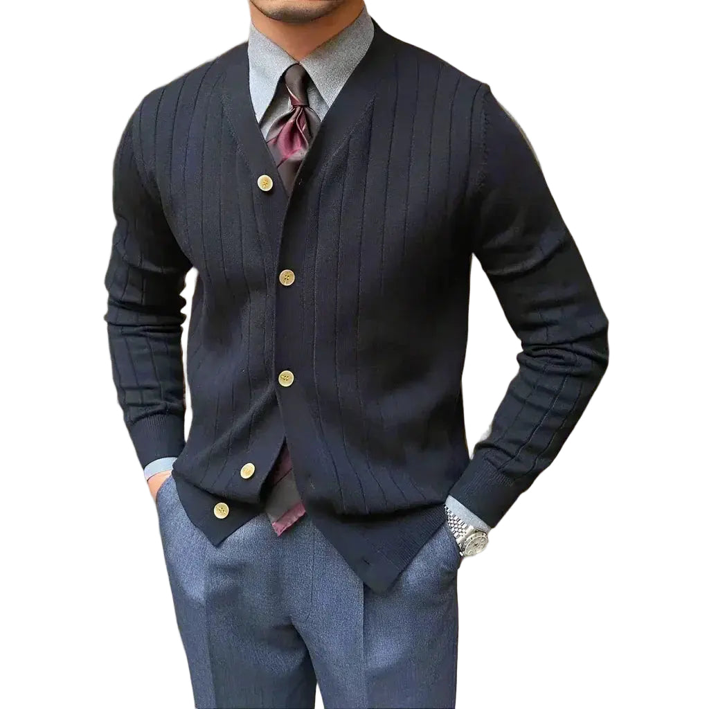 Cardigan Classique pour Homme Style Italien 2