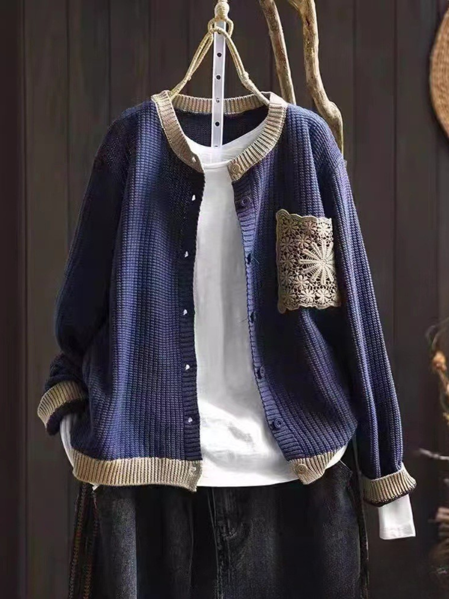 Cardigan Décontracté Femme avec Poche 4