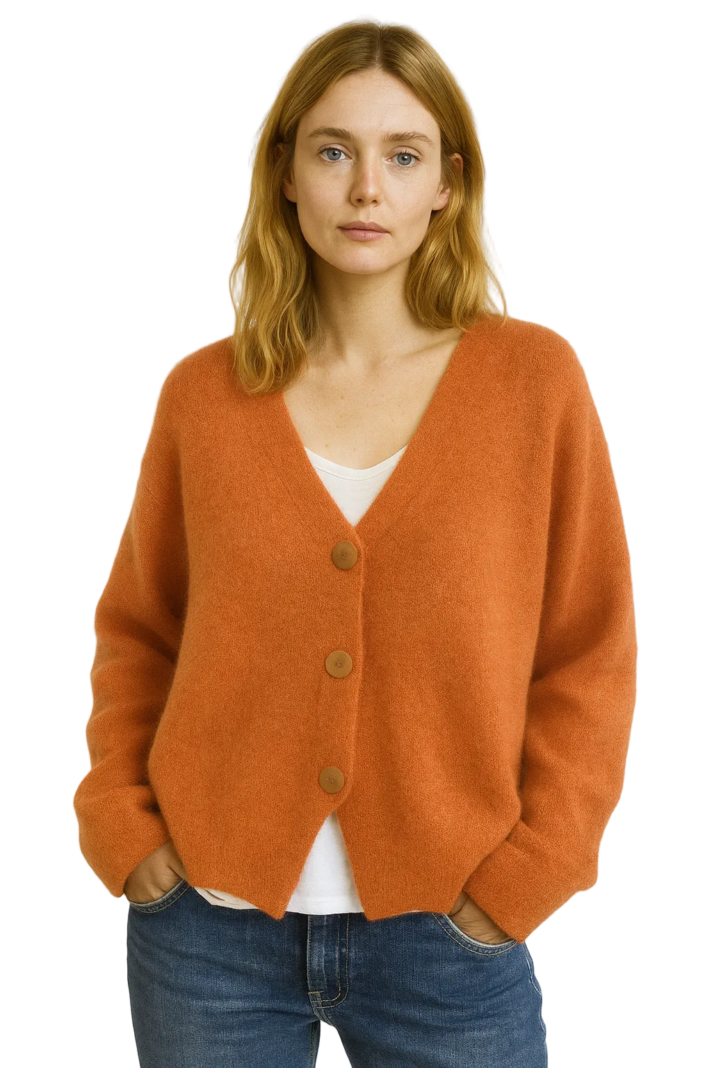 Cardigan Femme Boutonné Printemps 0