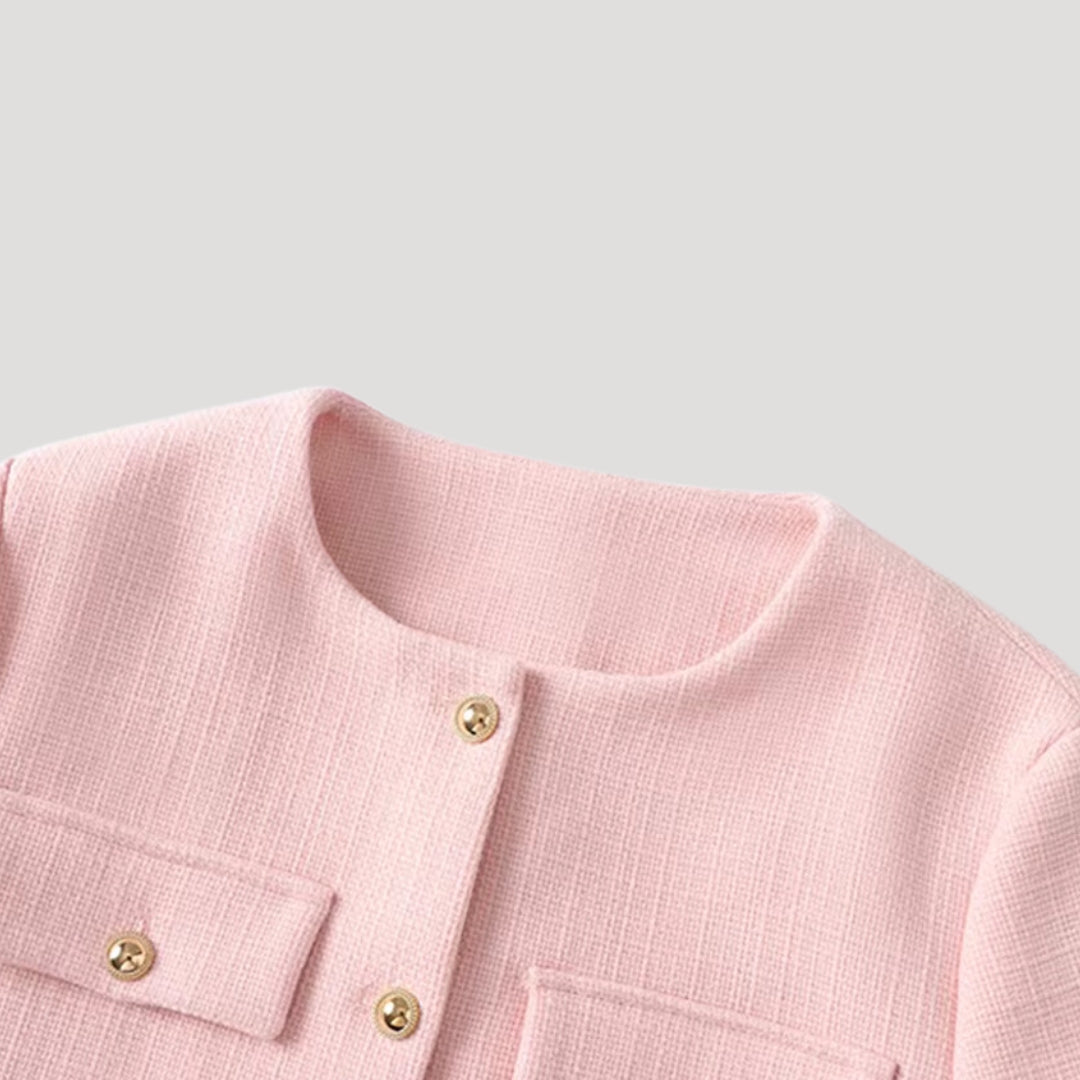 Cardigan Femme Boutonné avec Poches Modernes 2