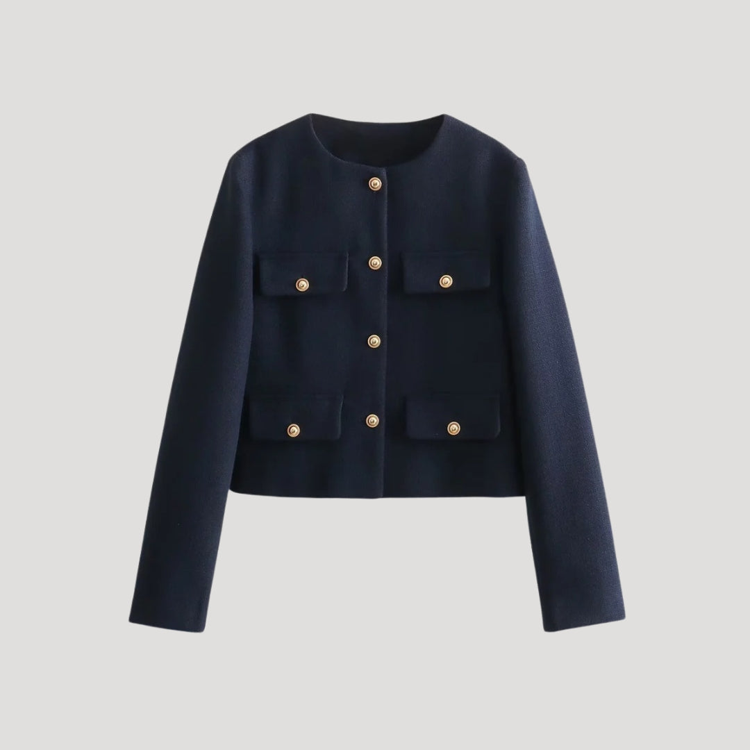 Cardigan Femme Boutonné avec Poches Modernes 6