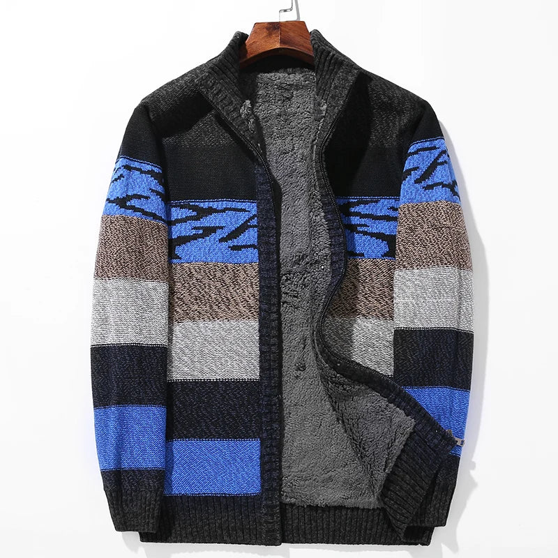 Cardigan Femme Coloré à Blocs de Couleurs Moderne 0