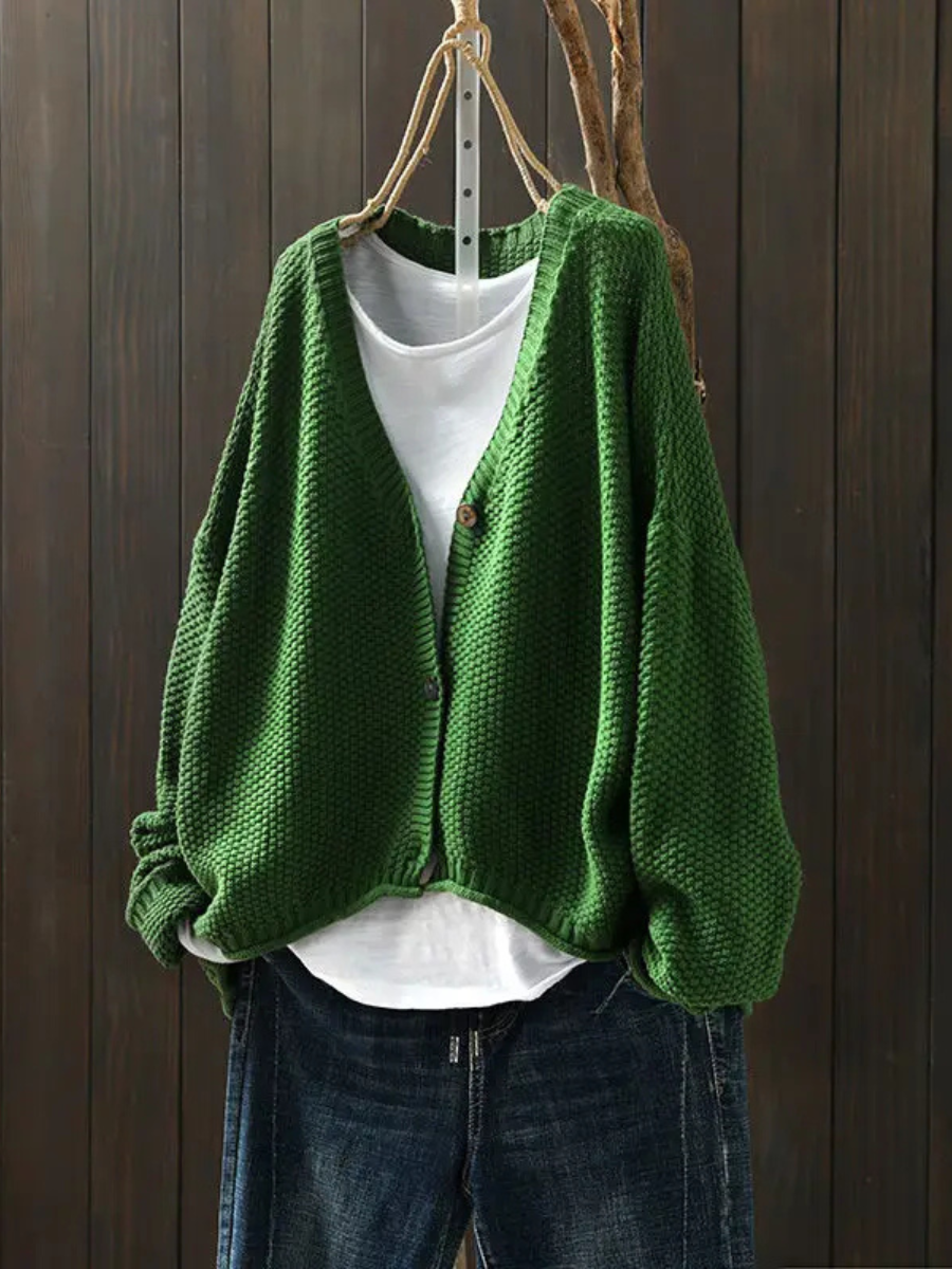 Cardigan Femme Décontracté Col en V 6