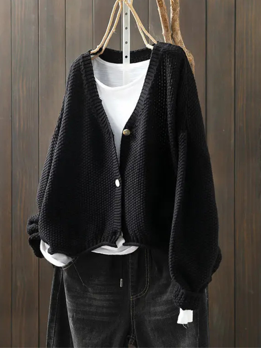 Cardigan Femme Décontracté Col en V 7