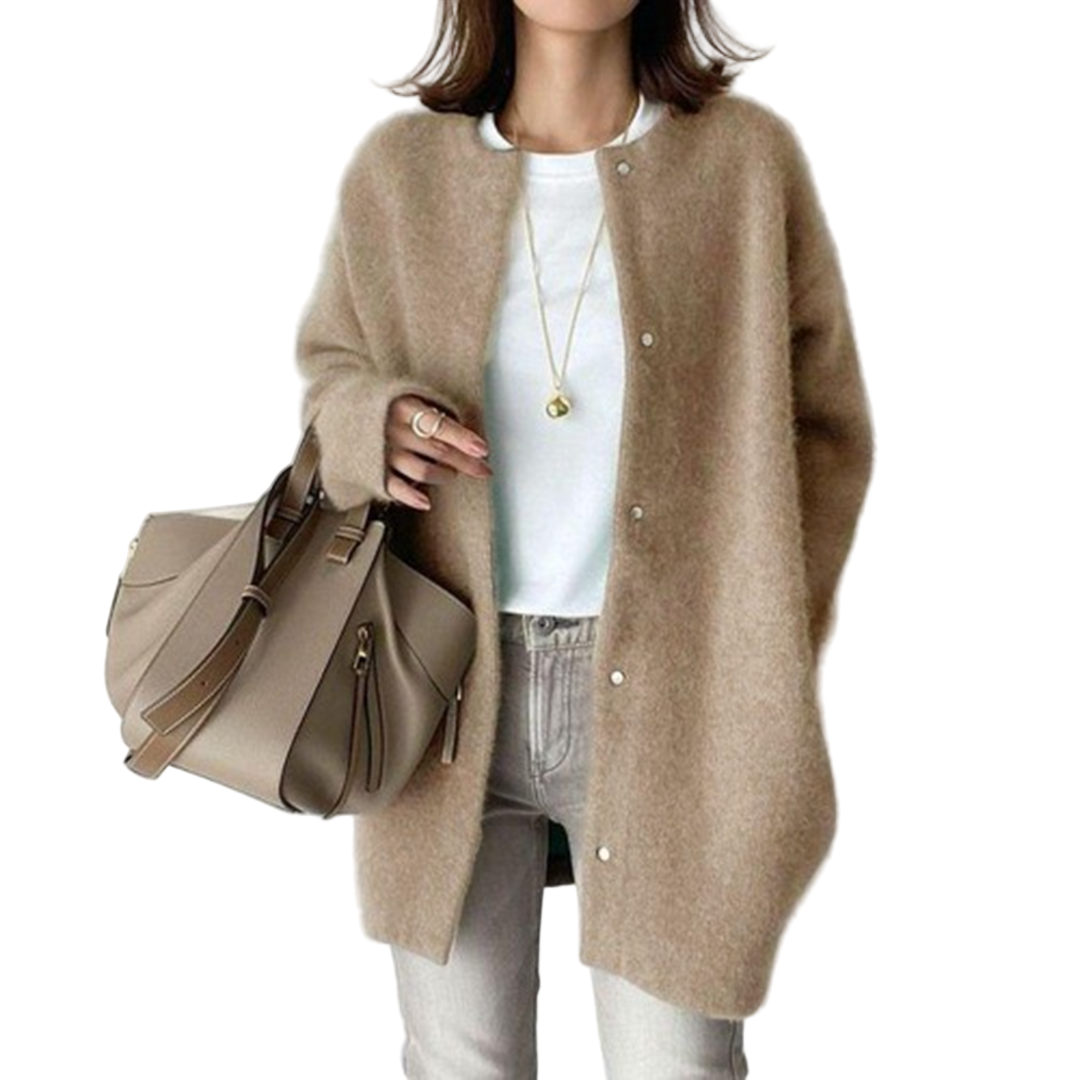 Cardigan Femme Élégant en Tricot 0