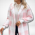 Cardigan Femme Imperméable à Motif Carreaux 4