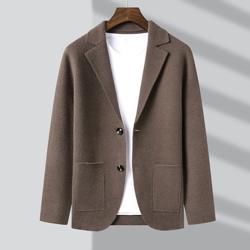Cardigan Homme Chic à Col Rabattu avec Poches Décoratives 3