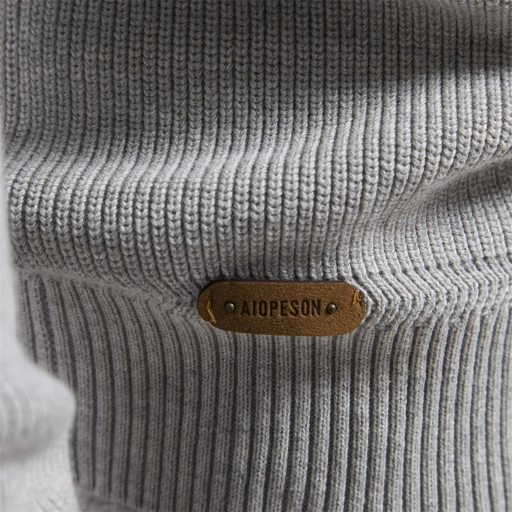 Cardigan Homme Demi-Zip Automnal 8