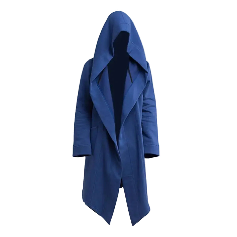 Cardigan Homme Urbain Avec Capuche Surdimensionnée et Ourlet Asymétrique 2