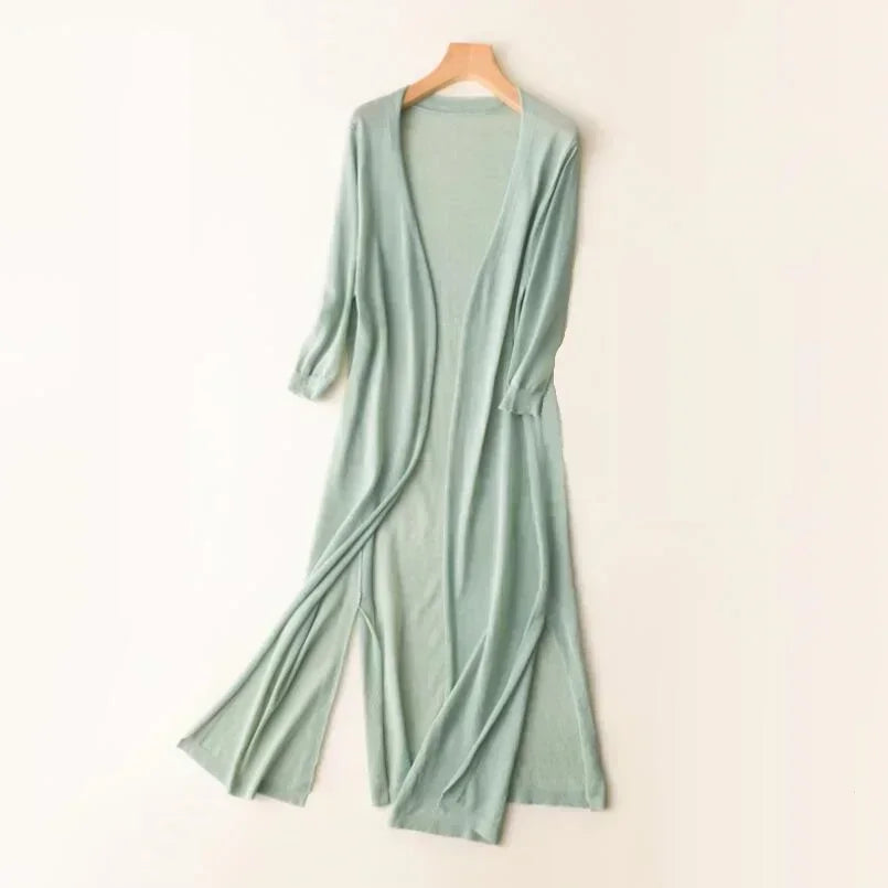 Cardigan Long Décontracté pour Femme 1