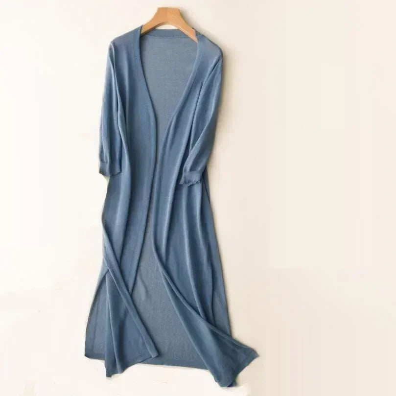 Cardigan Long Décontracté pour Femme 5