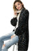 Cardigan Long Oversize Tricot Marlé Femme 0
