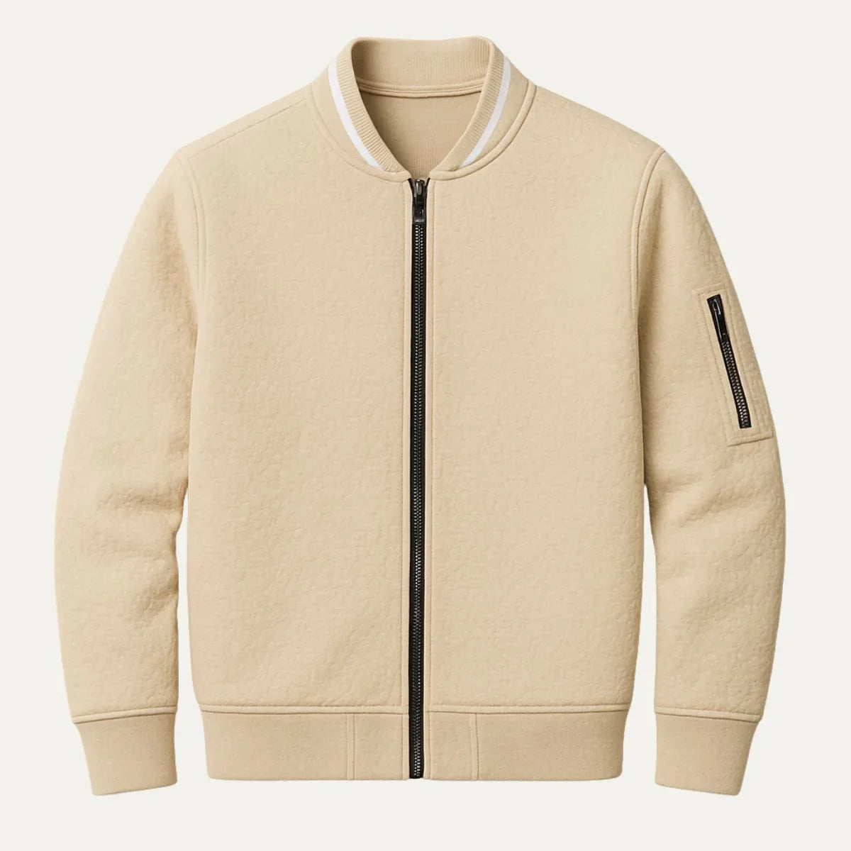 Cardigan Zippé pour Hommes Chic 1